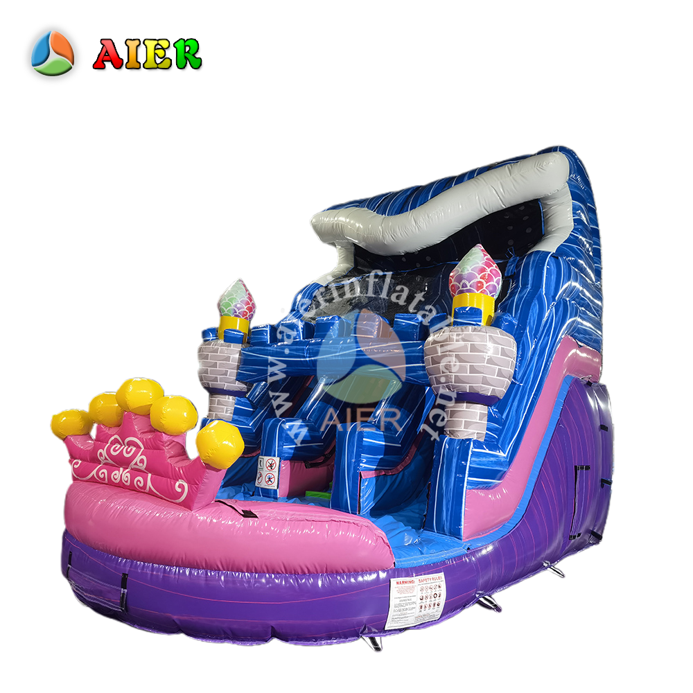 L469 Mini Girls Themed Inflatable Slide for Home Backyard Birthday