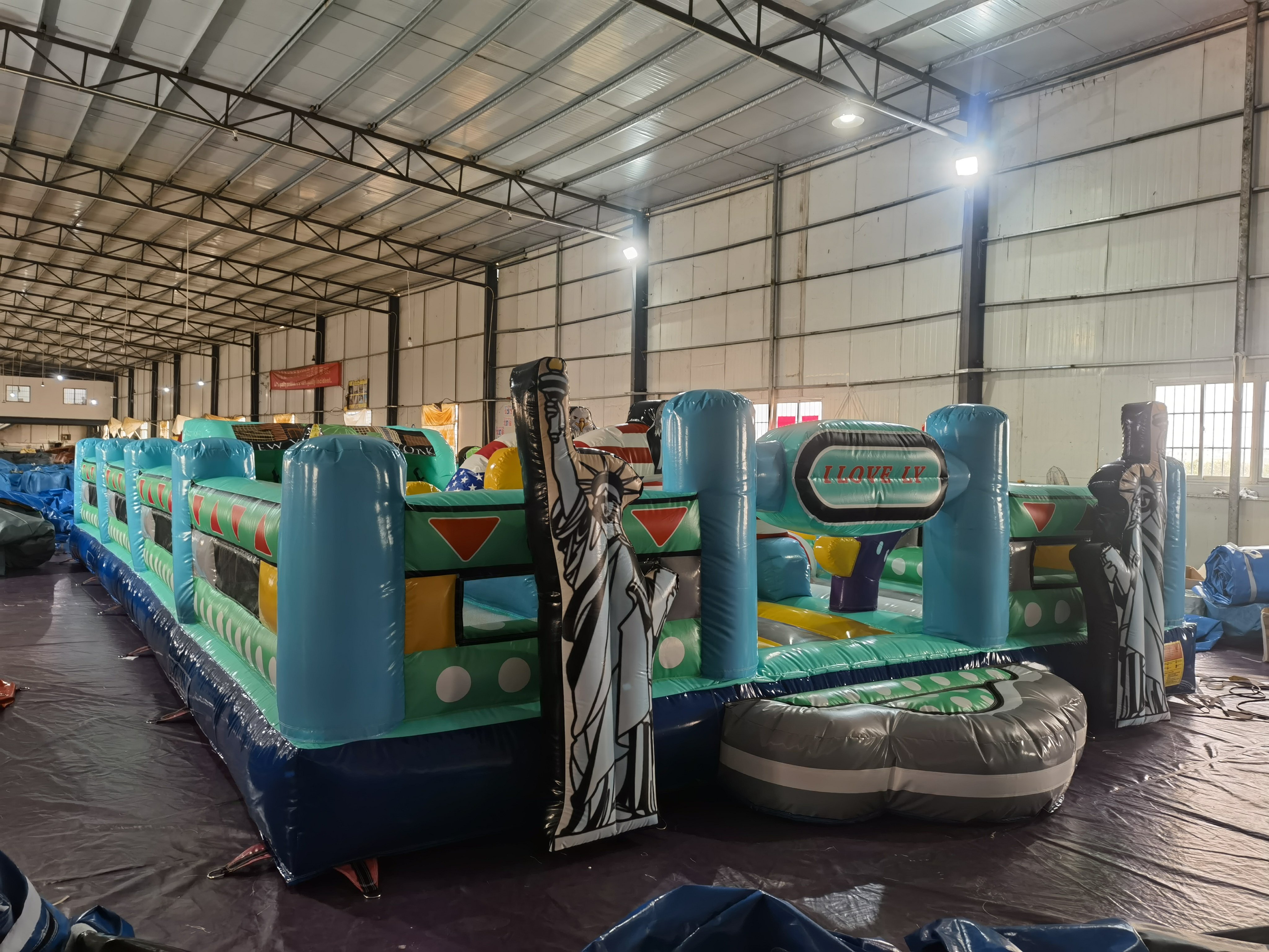 Commercial NYC Landmark Inflatable Kids’ Play Park for Event & Tourist Rentals