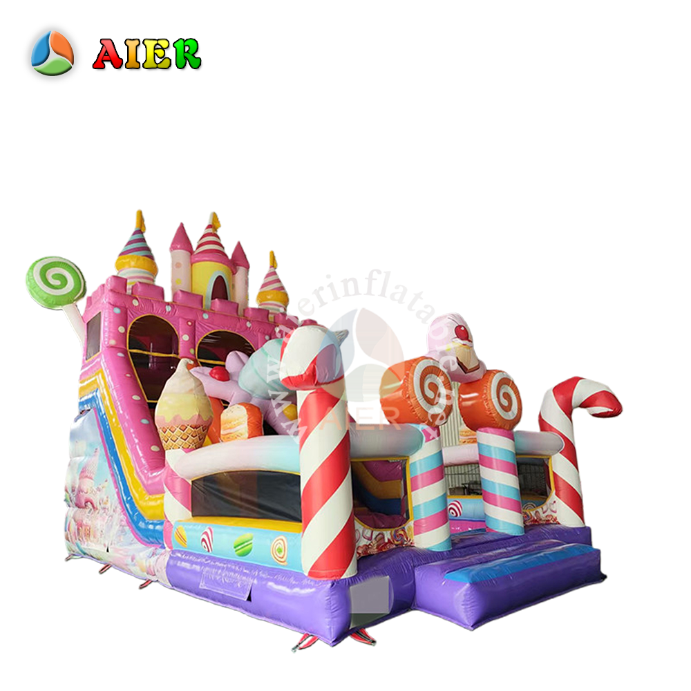 L511 Candy Land Napušteni toboganovi Kuća kombinirana sa toboganom - Komercijalna vrsta