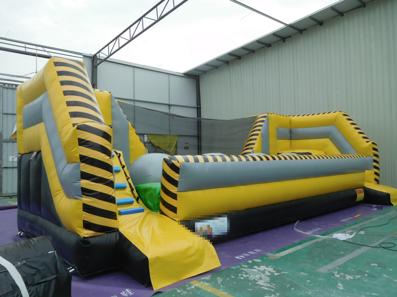 X240 Inflatable Wipeout Obstacle Course Commercial Grade Sports Game for Outdoor Events