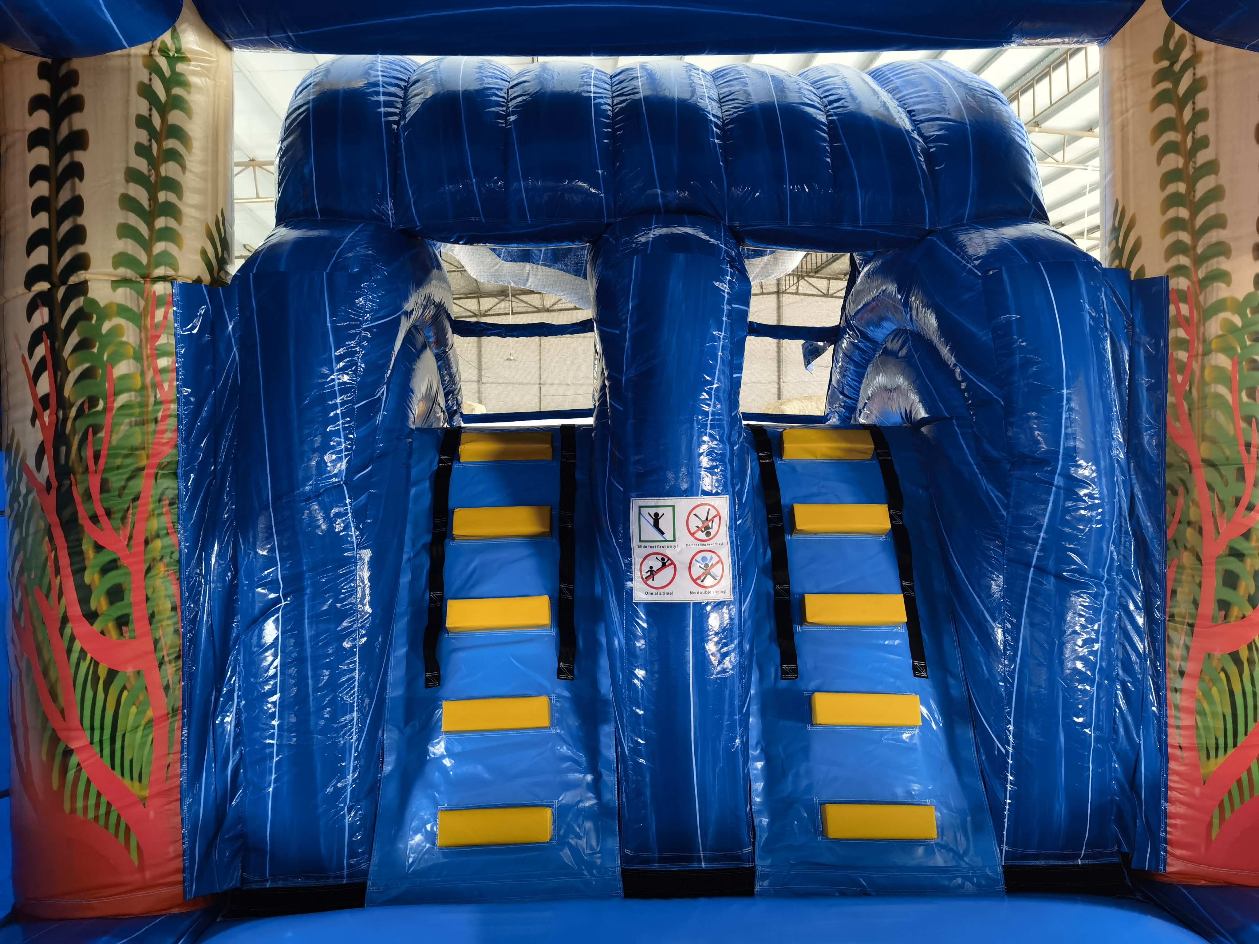 Commercial Shark Attack Underwater Inflatable Slide Combo for Party & Summer Rentals