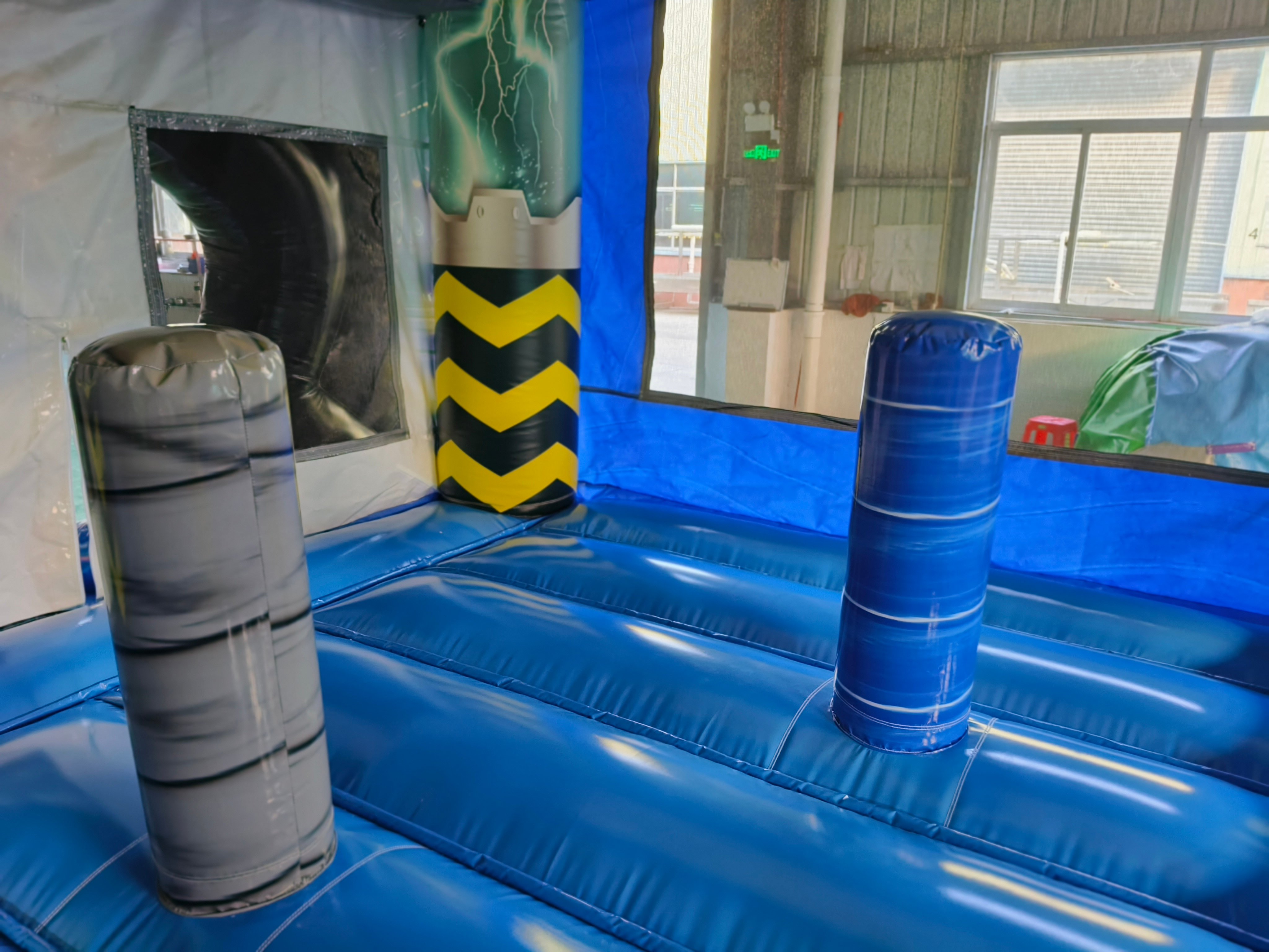 Family-Friendly Mecha Robot Inflatable Bounce House for Backyard Sci-Fi Play