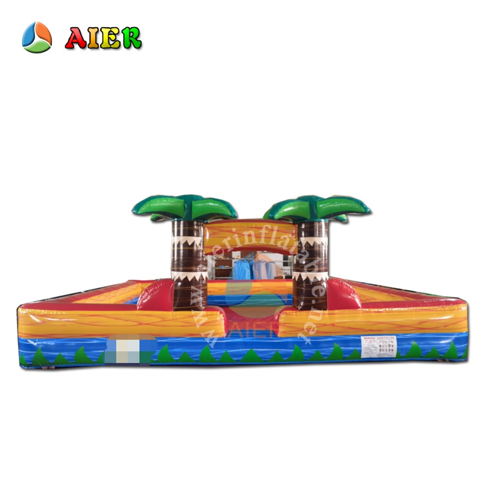 X239 Tropical Palm Tree Inflatable Foam Pit Commercial Grade Outdoor Foam Party Pool for Summer Events