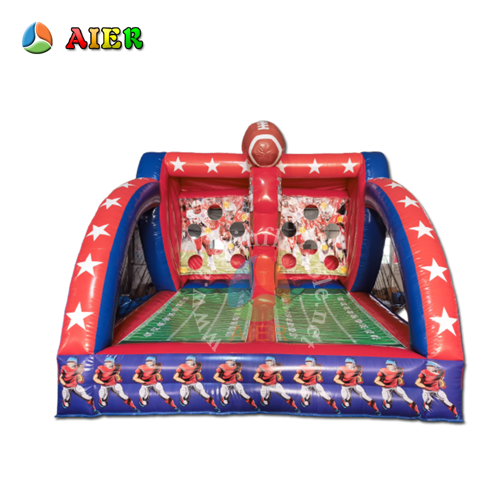 Commercial Outdoor Inflatable Rugby Throwing Game