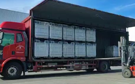 derksen stainless steel tank load video