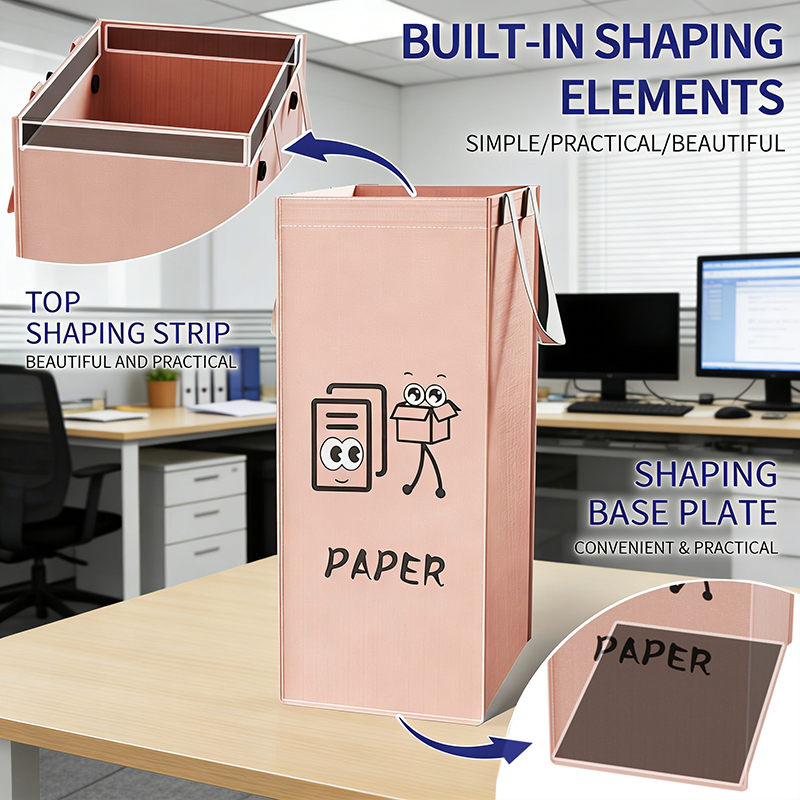 Eco Classification Recycling Garbage Can Foldable Reusable Indoor Outdoor Thickened Durable Portable Storage Buckets Trash Cans