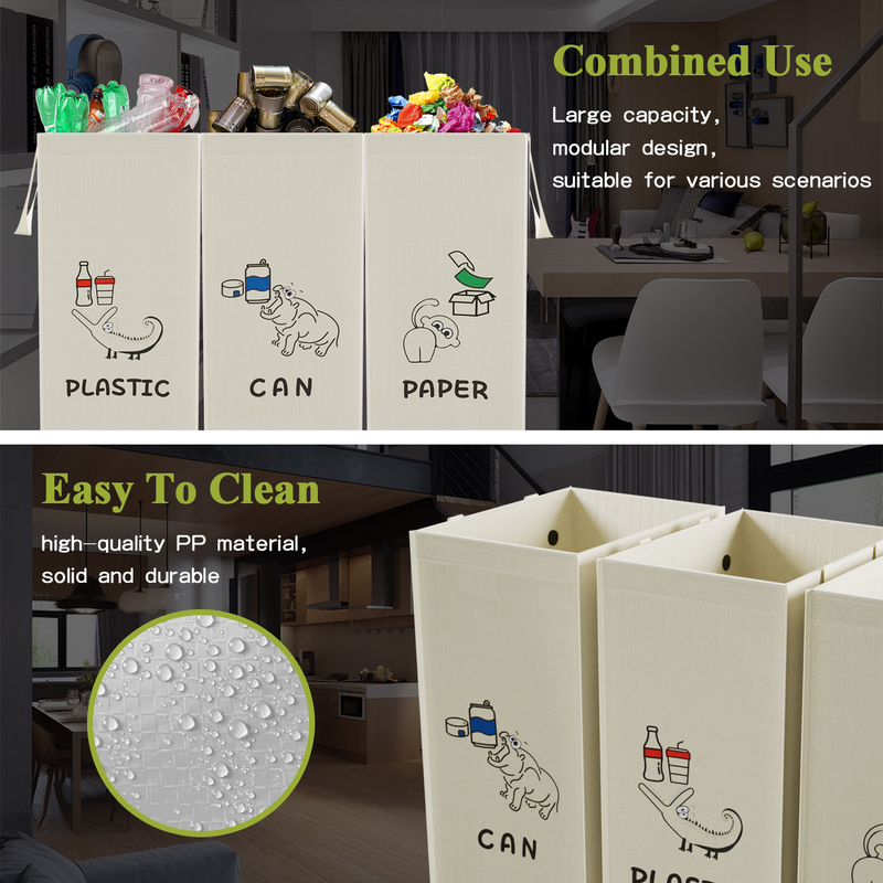 Open Top Storage Bucket Plastic 20L Foot Pedal Trash Can Eco-Friendly Indoor/Outdoor Portable Storage Bin Trash Cans