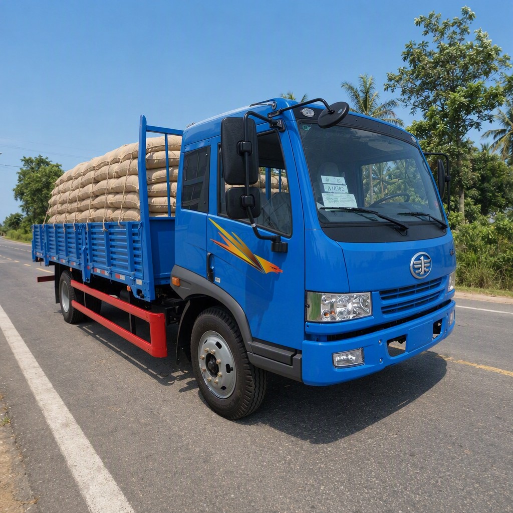 FAW J5K 4×2 Medium Cargo Truck 180HP Euro 2 Right-Hand Drive ABS Air Suspension Seat Export