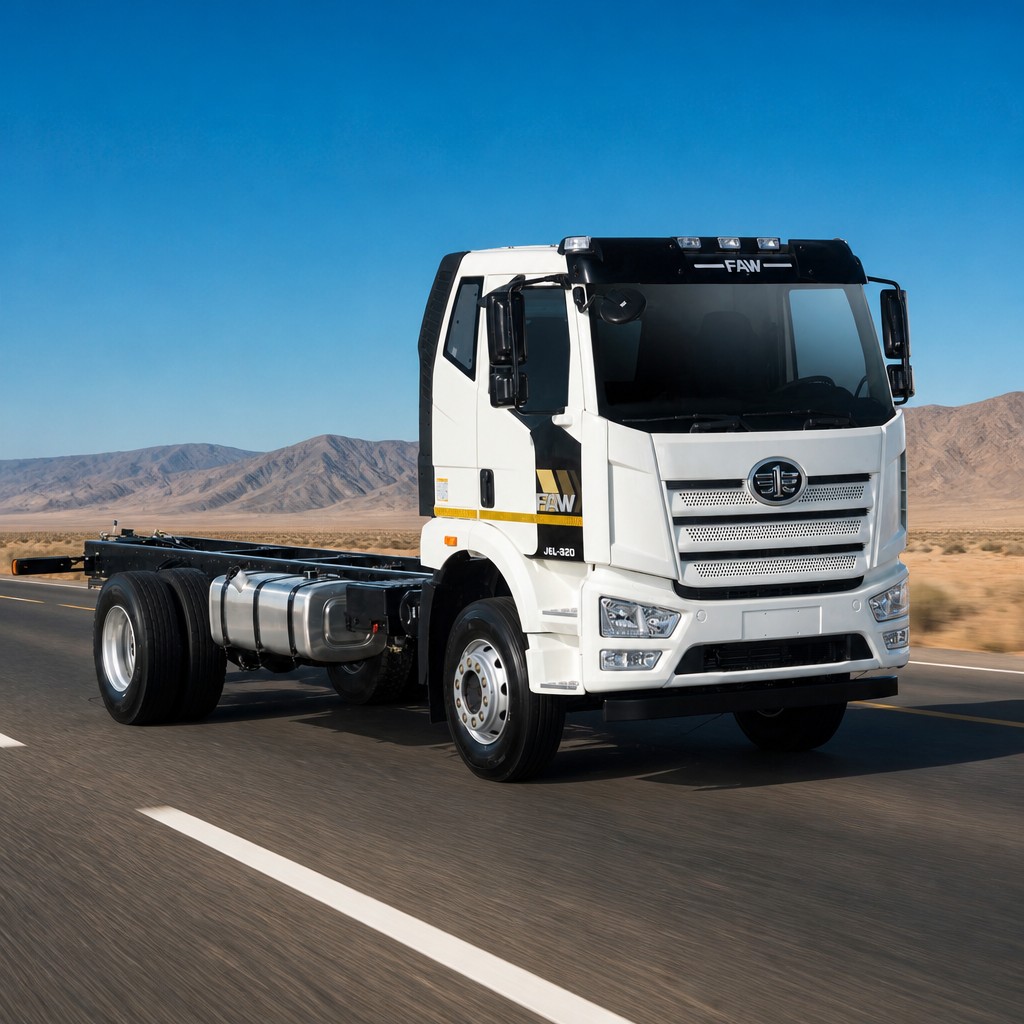 FAW J6L Cargo Truck 220–320HP Euro 5/6 Available in 4×2 and 6×4 Three-Axle LHD Export Heavy-Duty Truck