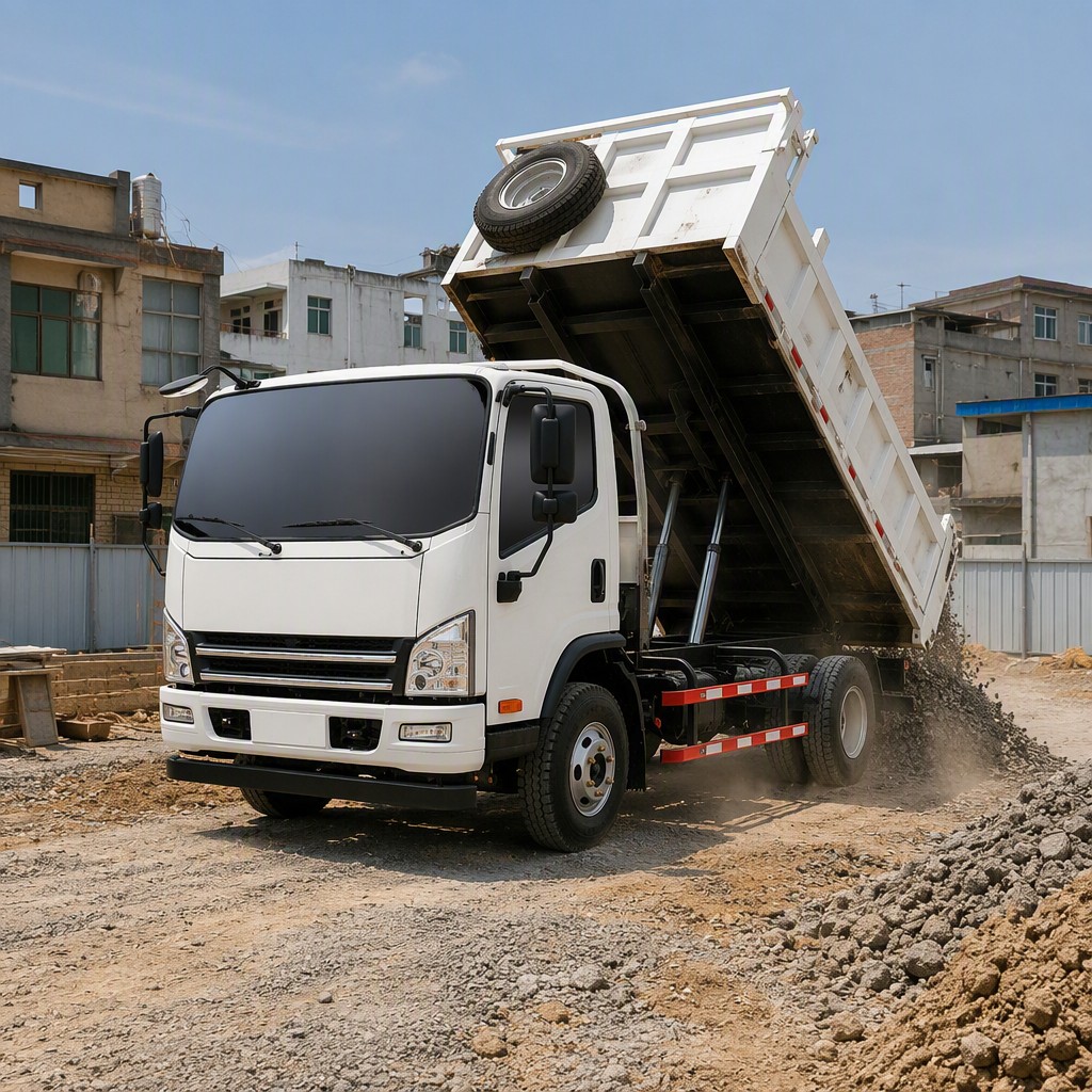 FAW Tiger VN 4×2 Compact Dump Truck 120/130HP Euro 3/4/5 LHD Internal PTO Cruise Control Frame Reinforced Export