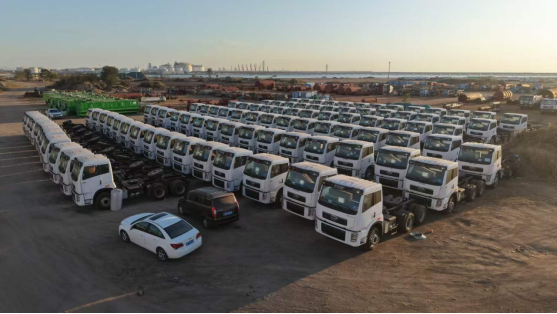 FAW Jiefang Ships 100 Heavy Trucks to Nigeria Fleet
