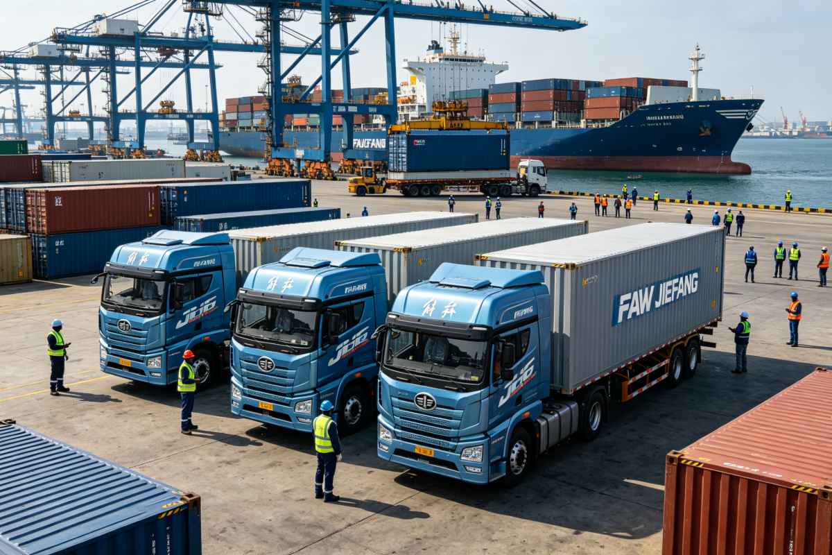 Le succès à l'étranger de FAW Jiefang mis en avant dans un documentaire de la chaîne CCTV Finance, présenté comme un modèle pour les véhicules commerciaux chinois