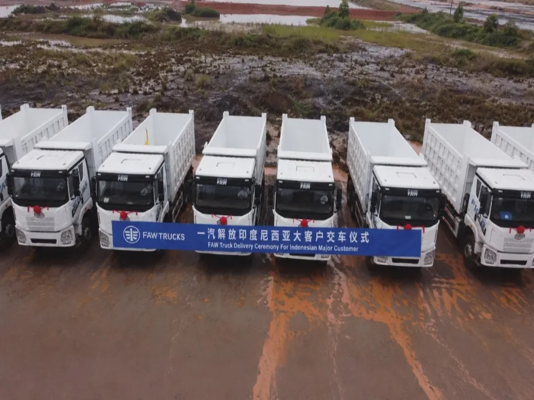 JH6 Heavy-Duty Truck: 100-Unit Delivery to Indonesia Industrial Client