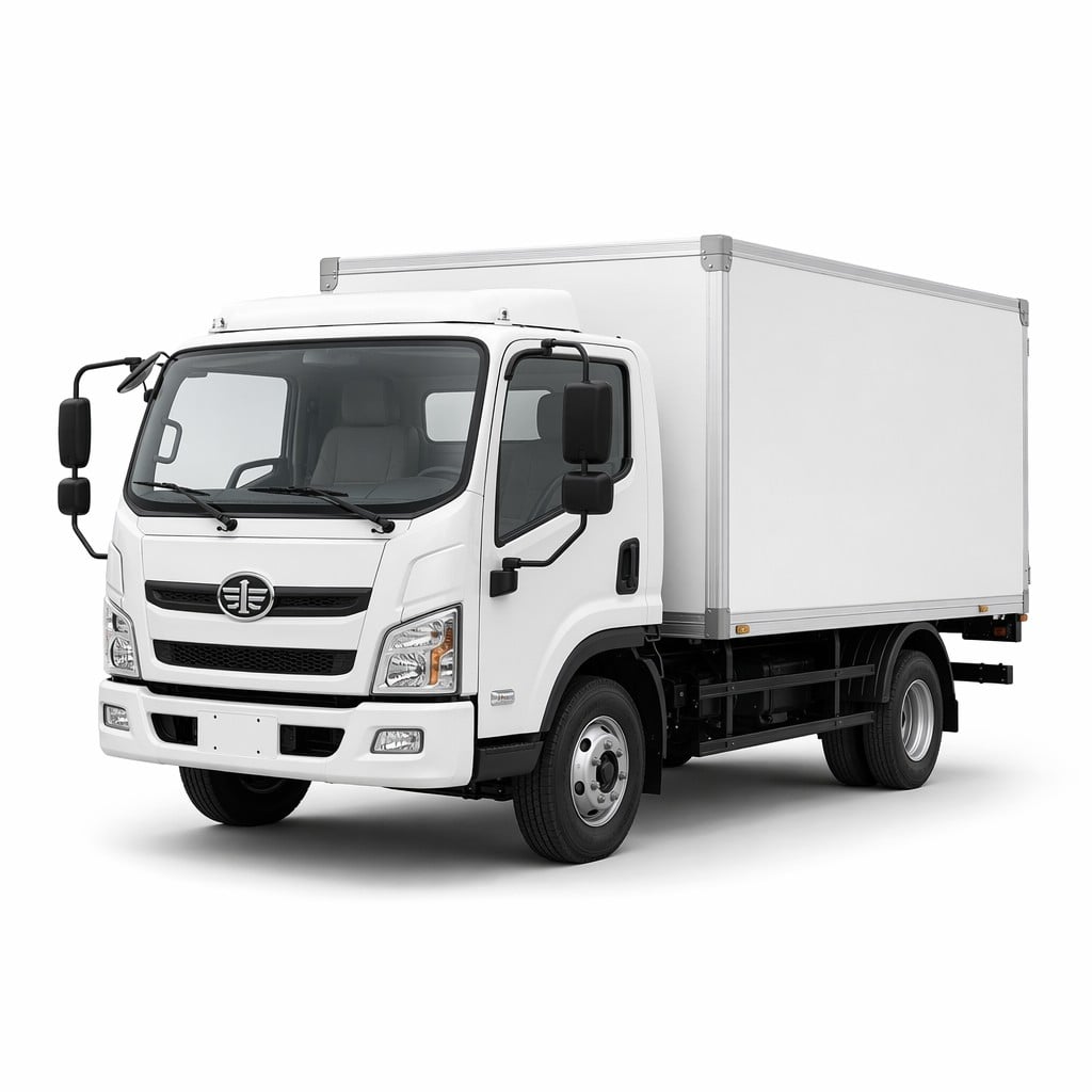 Camion de transport à cabine simple FAW HuVH 12 T, 140 ch, caisse de chargement de 4,3 m — modèle discontinué