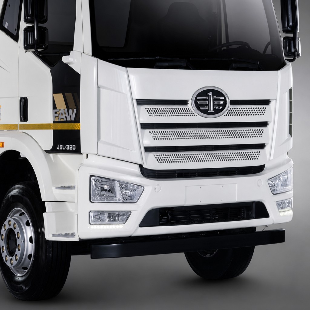 FAW J6L Cargo Truck 220–320HP Euro 5/6 Available in 4×2 and 6×4 Three-Axle LHD Export Heavy-Duty Truck