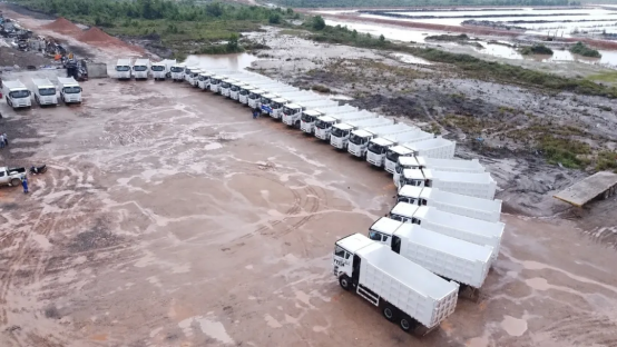 JH6 Heavy-Duty Truck: 100-Unit Delivery to Indonesia Industrial Client