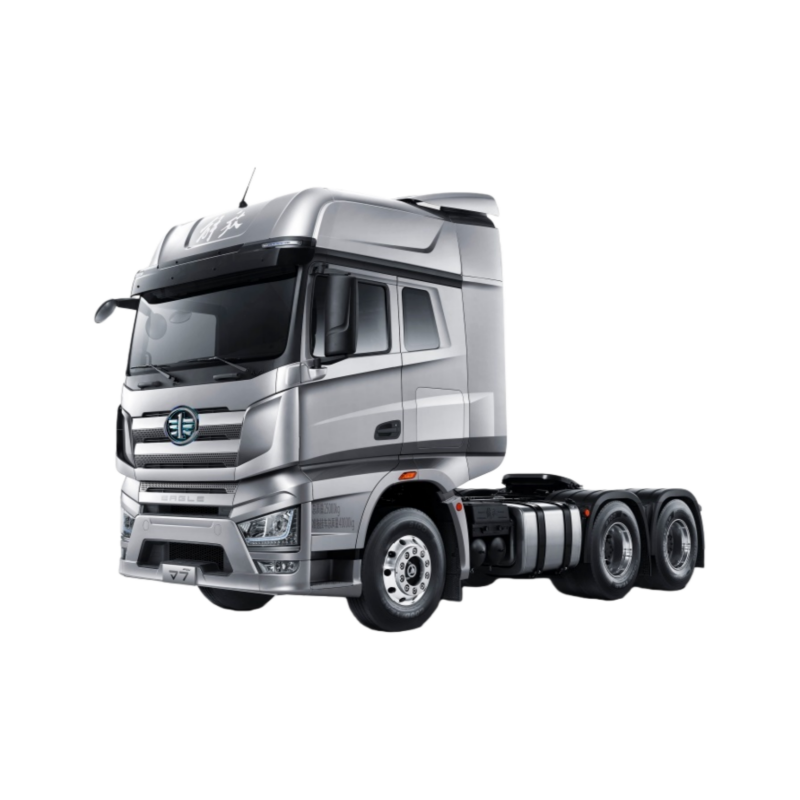 Camion tracteur FAW J7 6×4 à haute puissance, robuste, destiné au transport longue distance