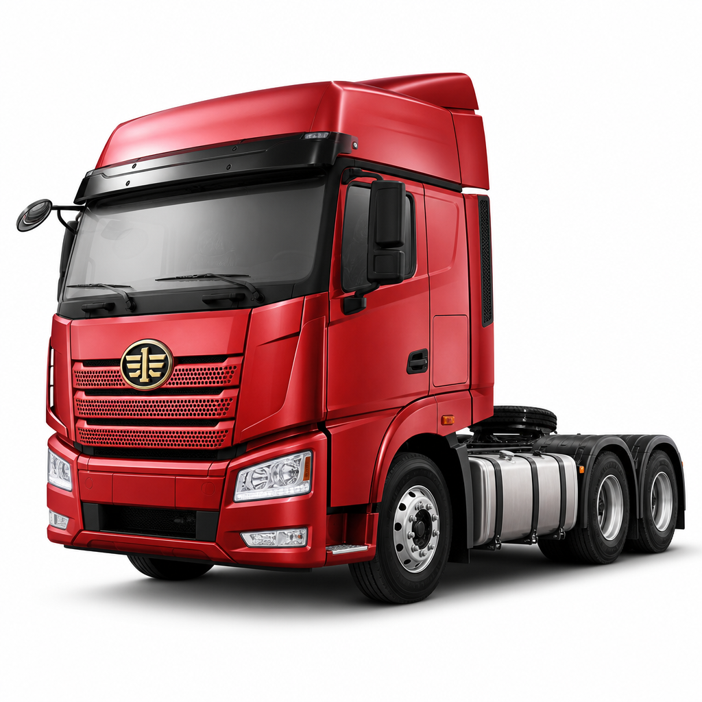 FAW J6P Tractor Truck | 4×2 / 6×4 / 6×6 / LNG / EV | 350-560PS | Multi-Fuel Export