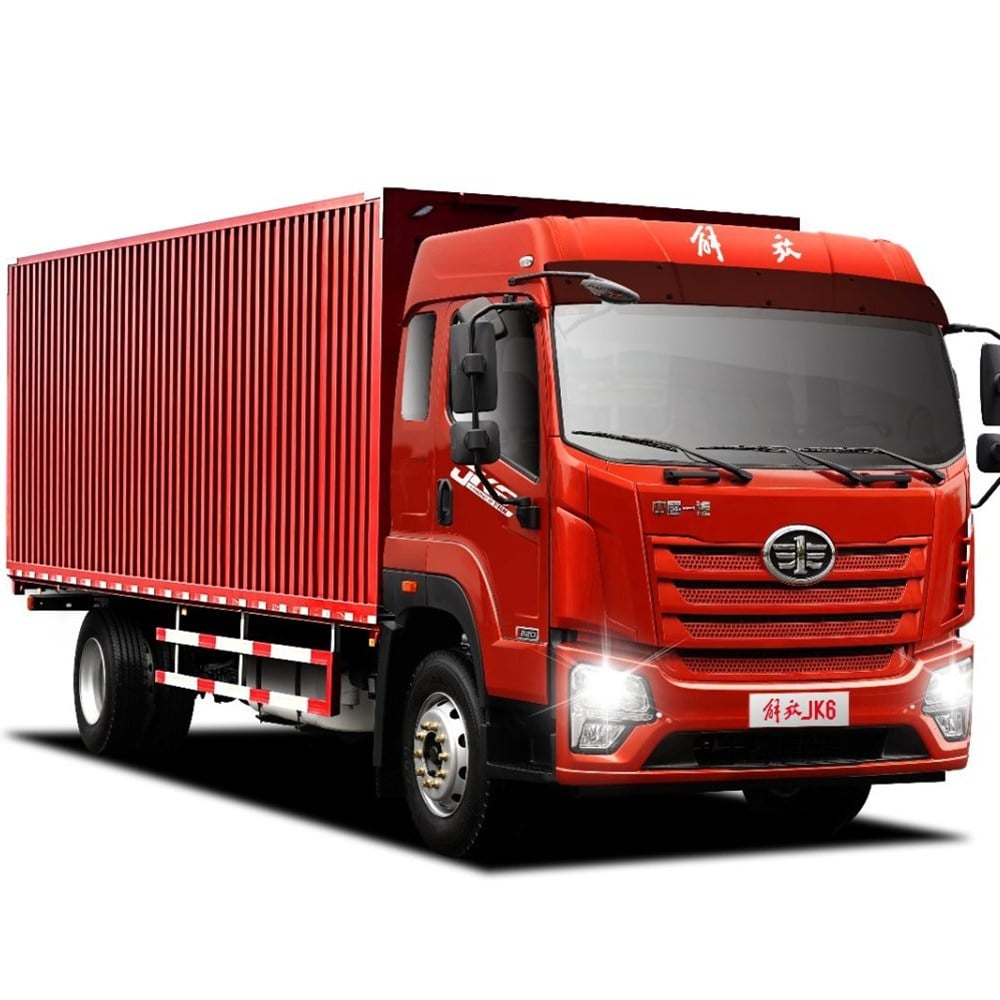 FAW JK6 Heavy Cargo Truck 180–320HP Euro 2~6 Available in 4×2 / 6×2 / 6×4 / 8×4 LHD/RHD Import ABS 360° Camera Export
