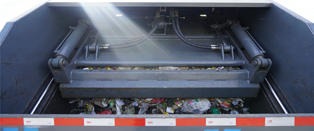 Efficient Hygienic FAW Compression garbage truck manufacture