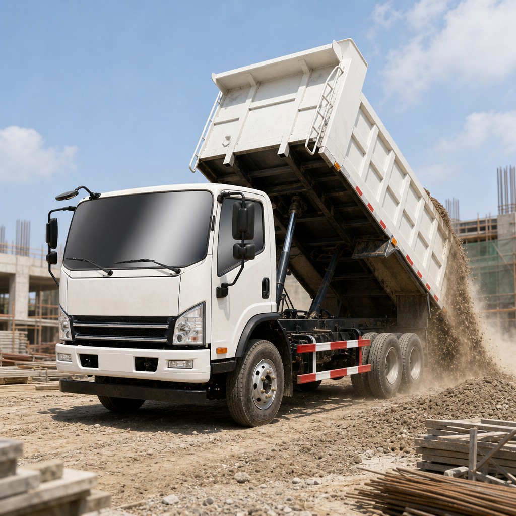 FAW Tiger VR 4×2 Dump Truck 80/110HP Euro 2/3 LHD Dual Rear Tires PTO Speed Controller French Instrument Export