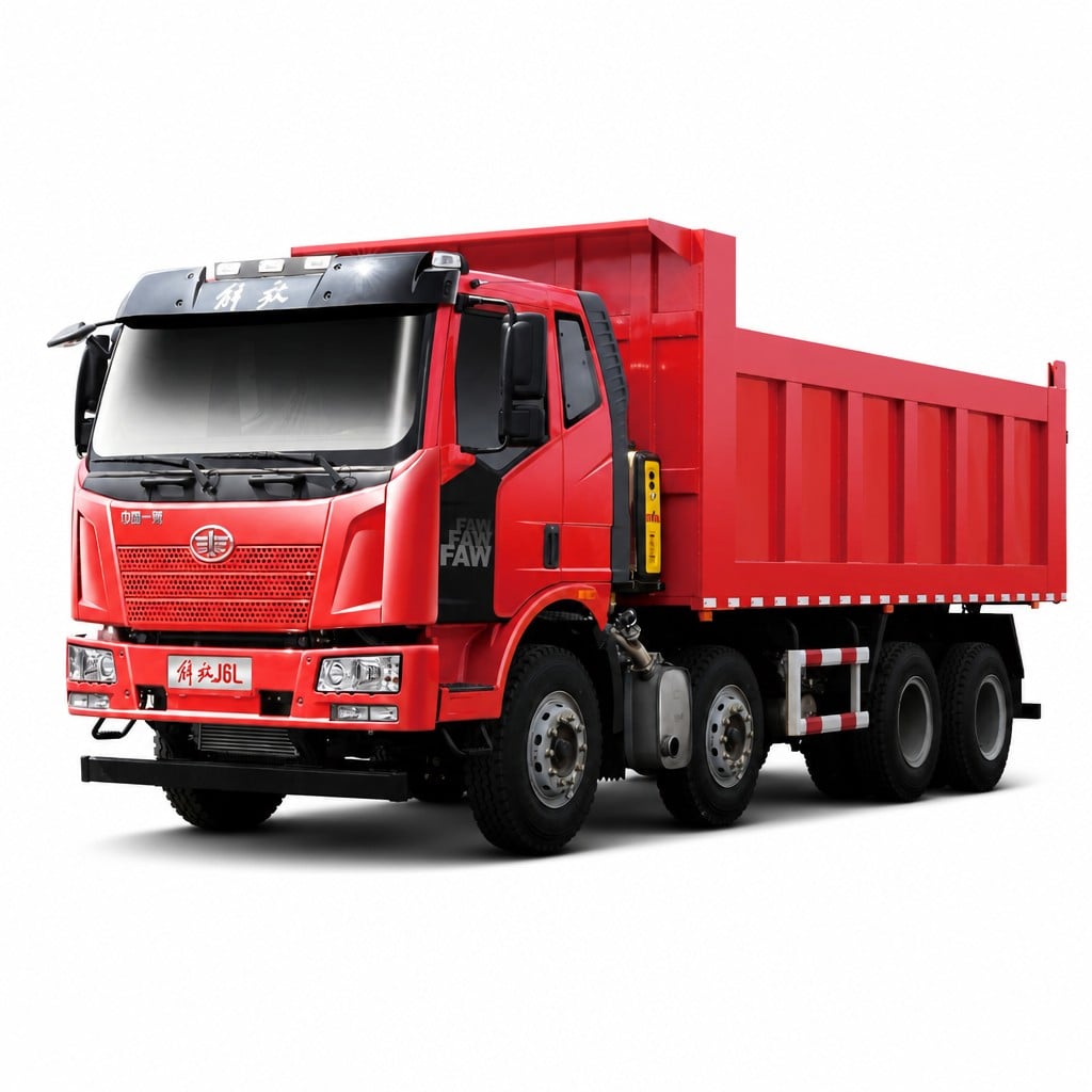 FAW J6L Heavy Dump Truck 220–420HP Euro 2/5 Available in 4×2 / 6×4 / 8×4 LHD Export