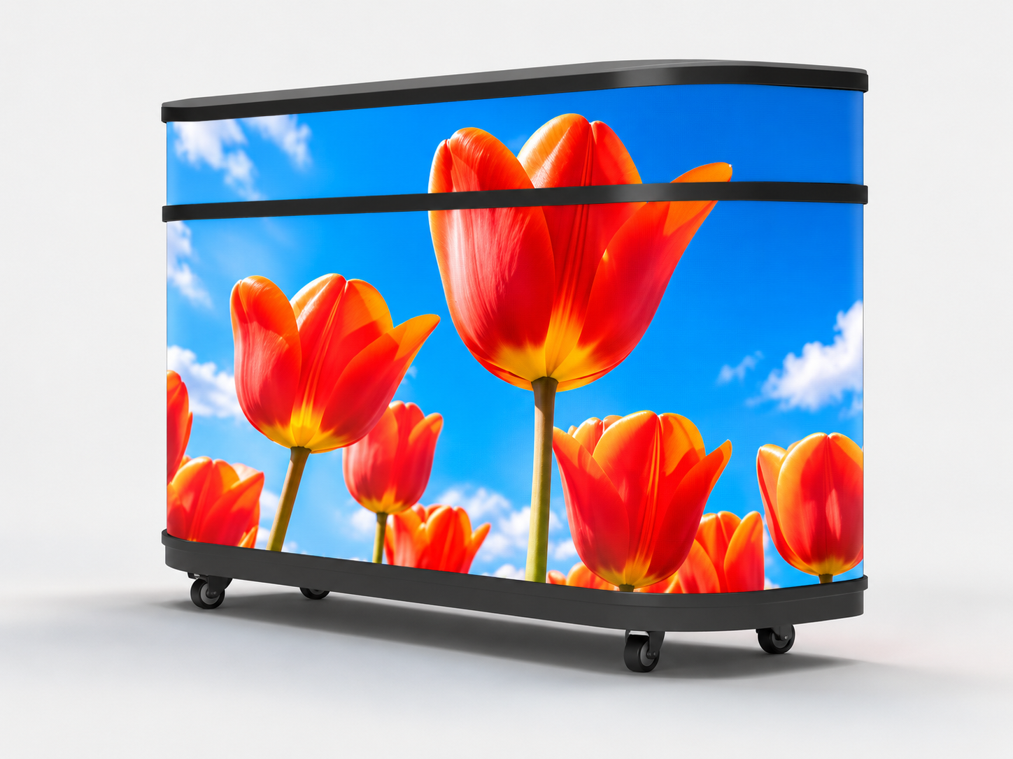 How to Integrate an LED Display Into a Reception Desk Without Making It Look Added On