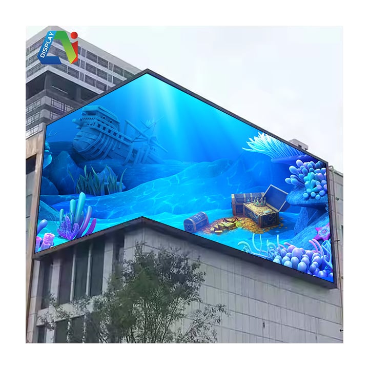 Innovativ Design Vandsikker Reklame Fikset Led Display Videowand Plakat Skærm 3D Format Afspilning Virtuel Udeled Skærm