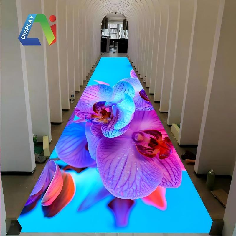 Fast Installation Indoor External Radar  P2.5 LED Digital Dance Floor Tiles Video Wall  Interactive KTV Courtyard Display Screen