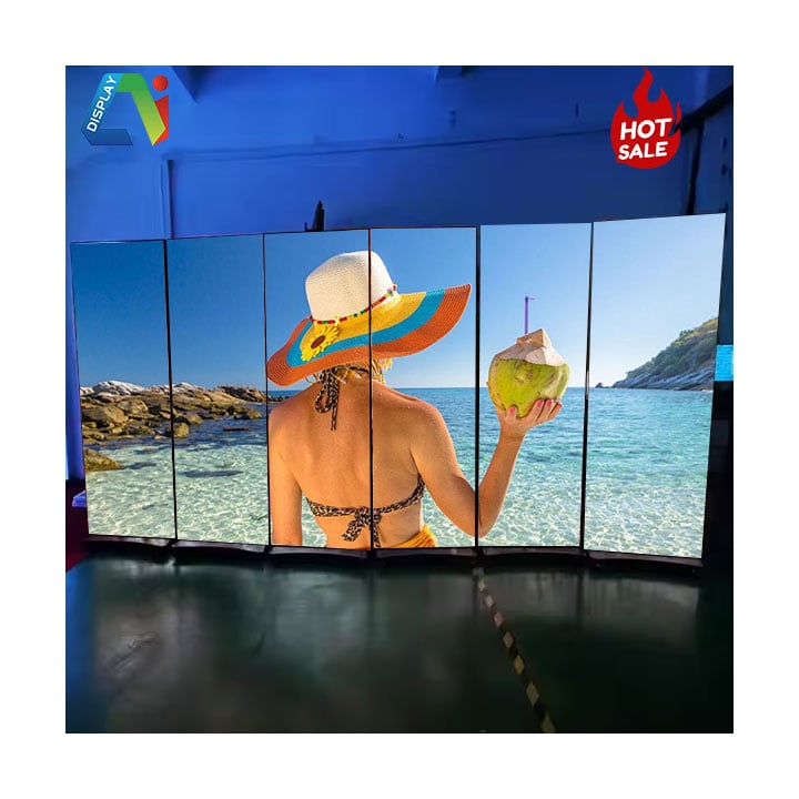 P2.5 Ultra-Thin Indoor LED Poster Display Screen Popular Advertising Video Wall and Display Machine for Private