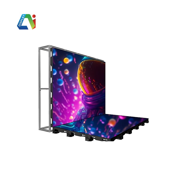  P3.9 LED Digital Dance Floor Tiles Video Wall  Interactive KTV Courtyard Display Screen