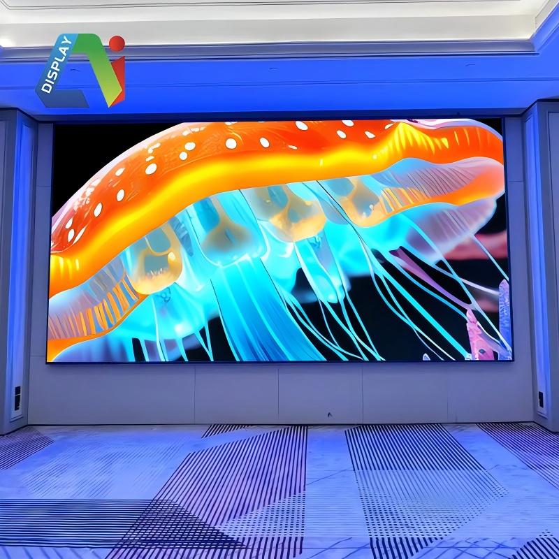 2025 Smart LED Display Screen High Brightness Indoor P1.86mm Fixed LED Video Wall for Concert Background Shopping Malls Screen