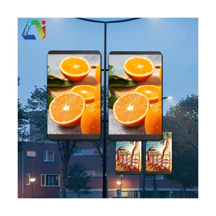 Layar LED Tiang Lampu P2