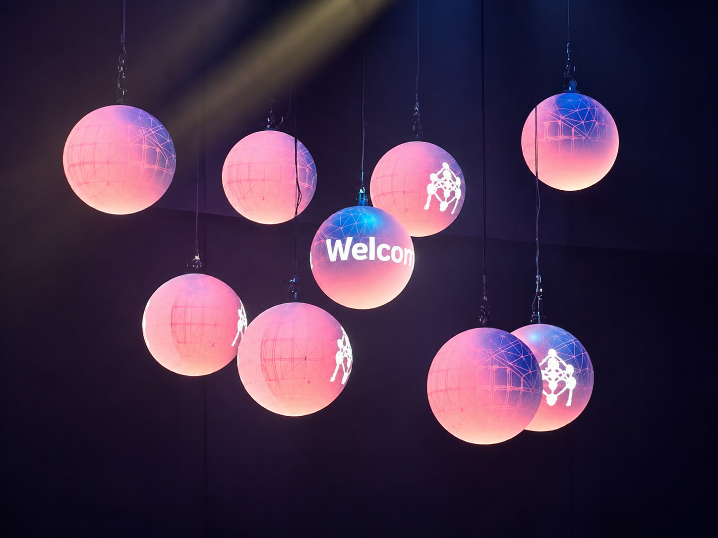 Iraq Indoor P2 LED Ball Screen Project