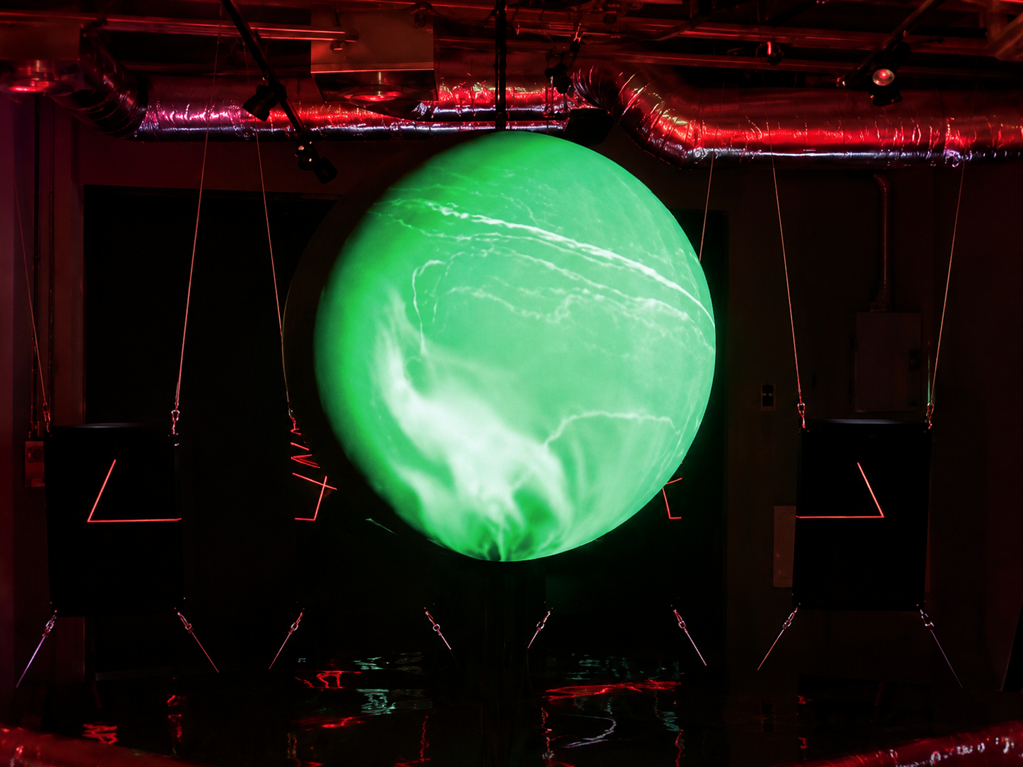 New Jersey indoor P2 LED-bal-schermproject