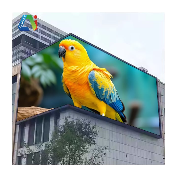 Anbefales Udeplacering Naket Øje 3D Animation Stor Led Skærm LED Display til Kante 90Grader Krøvet Reklame Videovæg Plakat