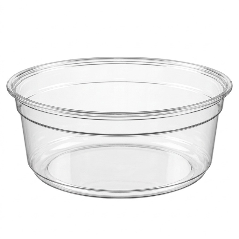 8 / 12 / 16 / 24 / 32 oz Clear PET Grab-and-Go Cups for Fresh Fruit, Salads & Snacks | 117mm Wide Mouth | GHW-117 Series