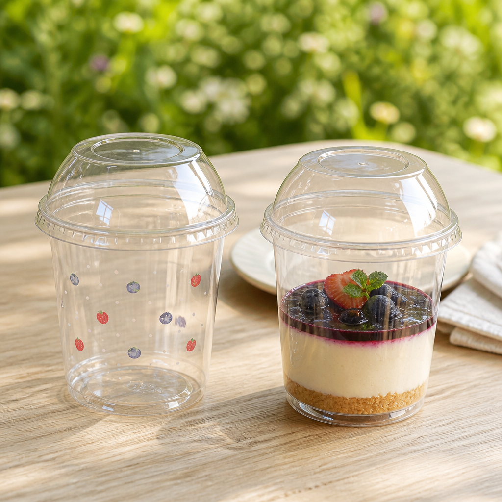 How Dessert Cups and Lids Enhance Presentation and Customer Experience