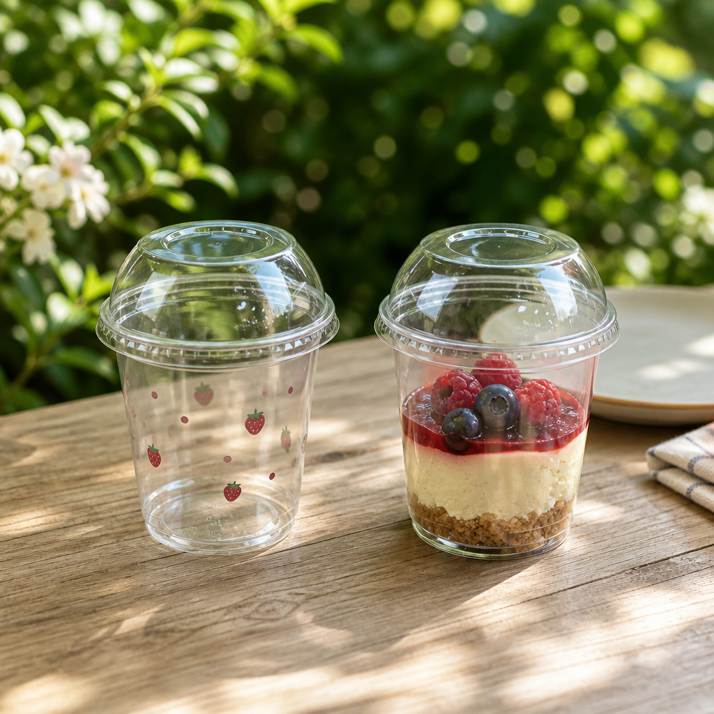 Where to Source Eco-Friendly Dessert Cups with Lids for Your Brand