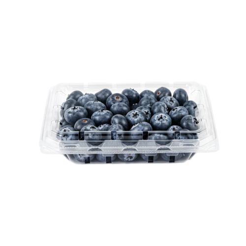 Large Vented PET Berry Clamshell | 157×139×33mm | 22g | 600pcs/ctn | GHW-185A