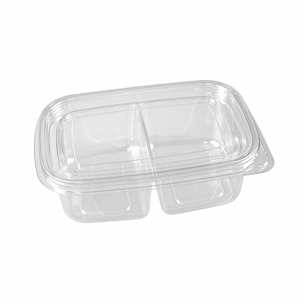 170×118mm Clear PET Fruit Bowl with Snap-On Lid | H40-H70 Depth Options | Grab-and-Go | GHW-163 Series
