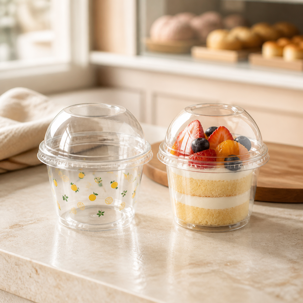 Where to Buy Eco-Friendly Plastic Dessert Containers with Lids in Bulk