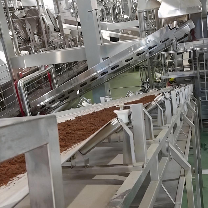 Long-Distance Belt Conveyor for Feed Processing