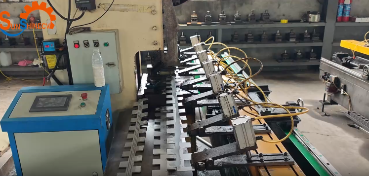 Perforated chain plate production