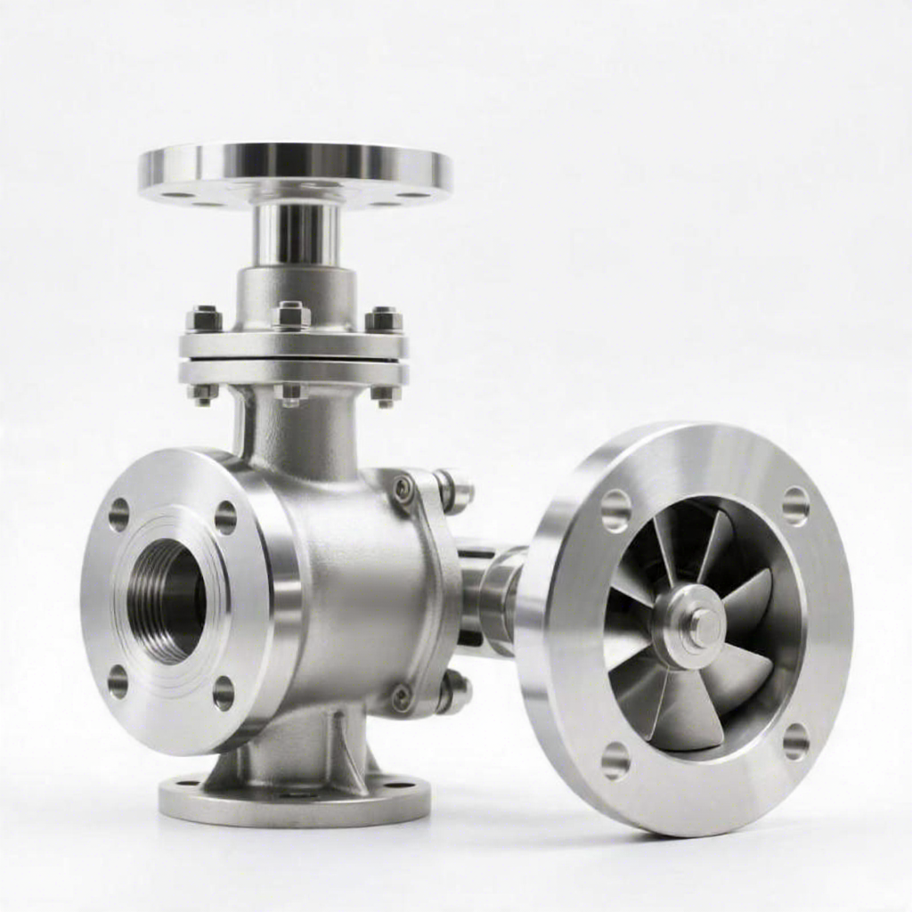Custom Stainless Steel Lost Wax Casting For Firefighting Equipment Valves And Water Treatment Parts OEM Precision Cast Centrifugal Pump Impeller