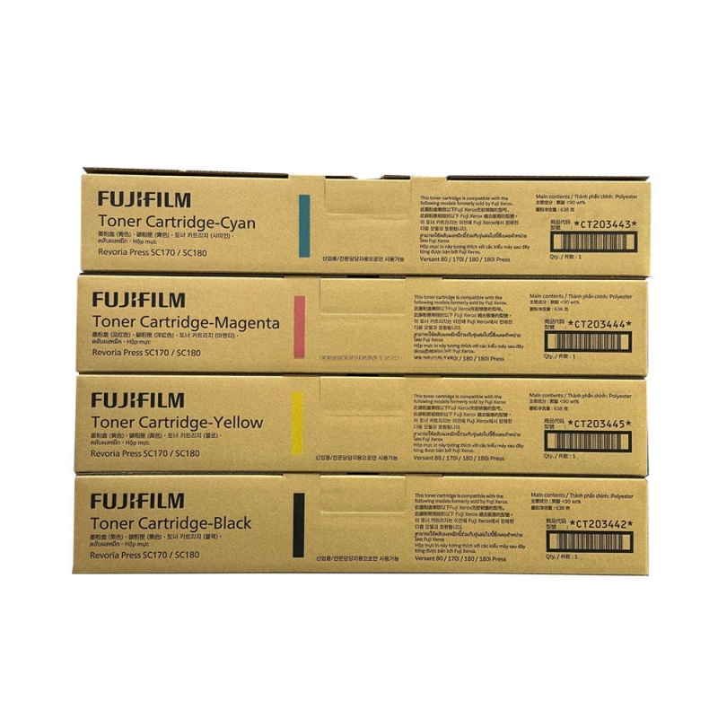 Originální CT203442 CT203443 CT203444 CT203445, asijská verze, Xerox V80 tonerová kazeta pro Fuji Xerox Versant 80 180 170i 180i 280