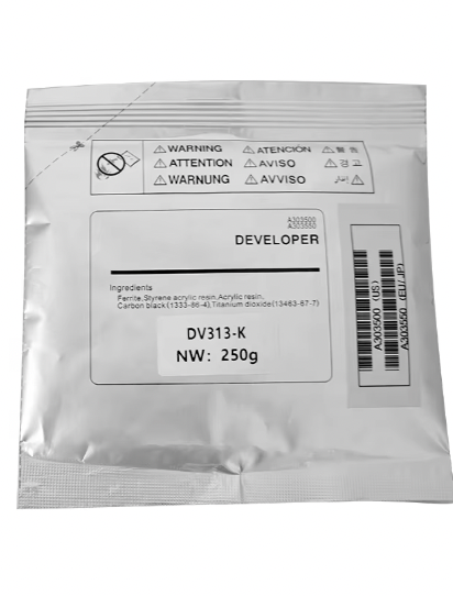 How does the developer unit interact with the drum and toner in a copier?