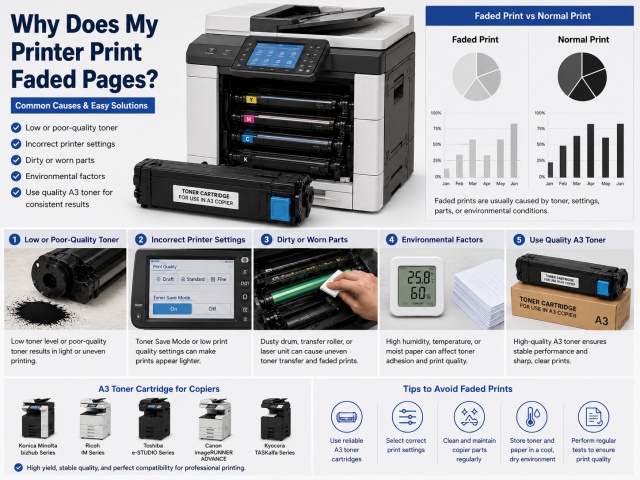 Why Does My Printer Print Faded Pages?
