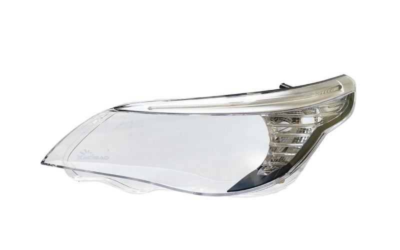 Headlight Glass (w/Led & Chrome Trim) for Bmw 5 Series E60 LCI 08'-10'