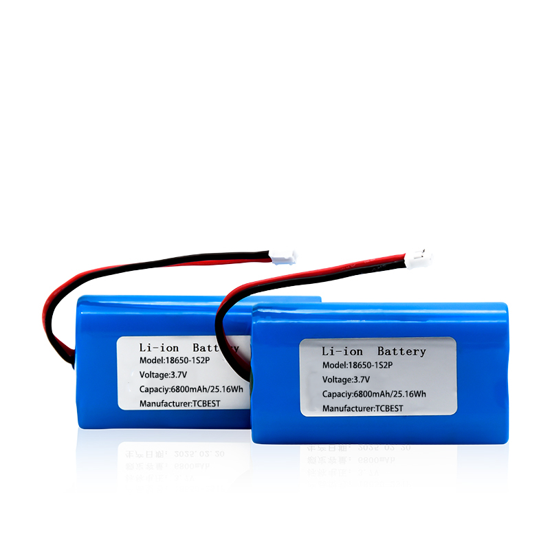 Customize  Lithium Battery Pack 18650 6800mAh 3.7V